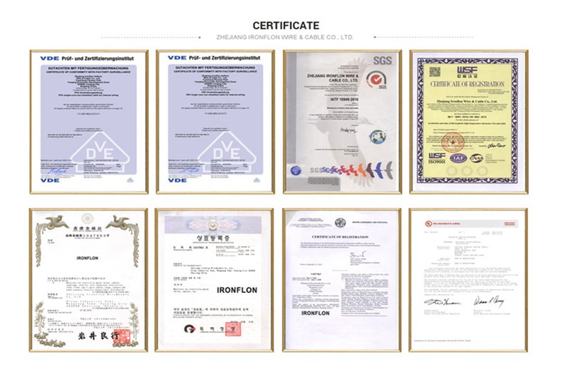 UL20604 Multi core shielded cable certificate UL20604 Multi core shielded cable certificate