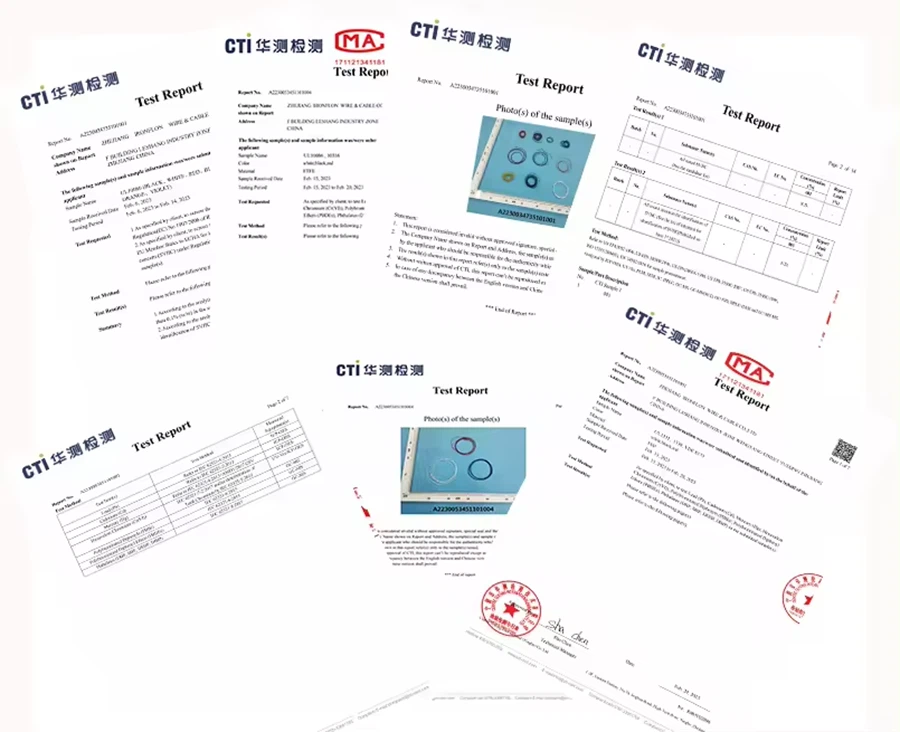 Tinned Copper Wire Certificate Tinned Copper Wire Certificate