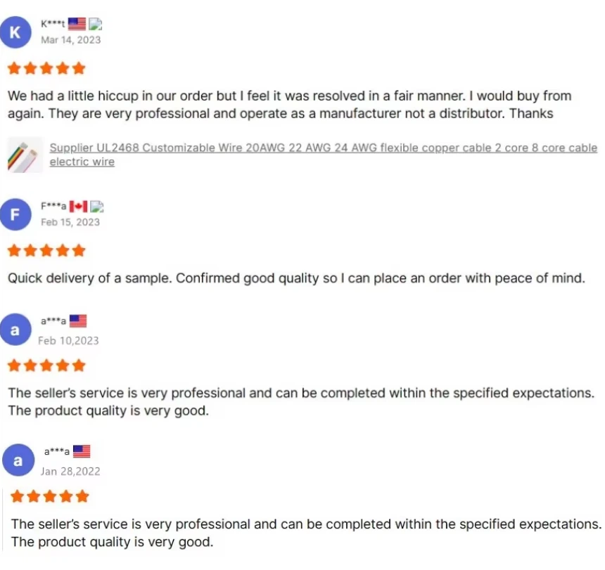 NH cable feedback NH cable feedback